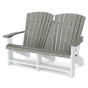 Heritage Double Adirondack Garden Bench