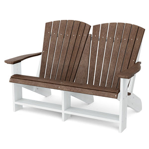 Heritage Double Adirondack Garden Bench