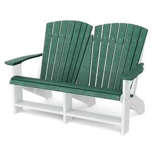 Heritage Double Adirondack Garden Bench