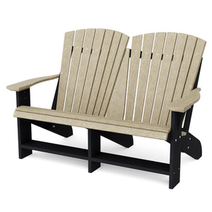 Heritage Double Adirondack Garden Bench
