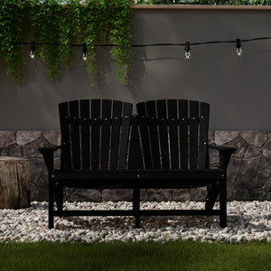 Heritage Double Adirondack Garden Bench