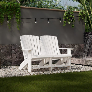 Heritage Double Adirondack Garden Bench