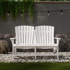Heritage Double Adirondack Garden Bench