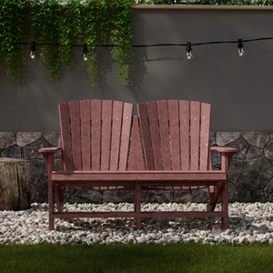 Heritage Double Adirondack Garden Bench