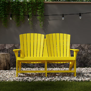 Heritage Double Adirondack Garden Bench