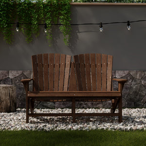 Heritage Double Adirondack Garden Bench