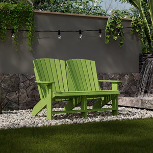 Heritage Double Adirondack Garden Bench