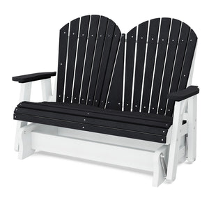 Heritage Double Glider Outdoor Glider Black / White