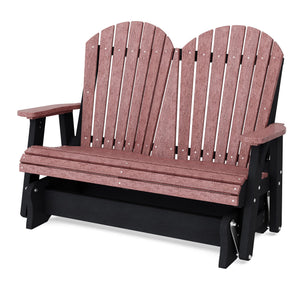 Heritage Double Glider Outdoor Glider Cherry Wood / Black