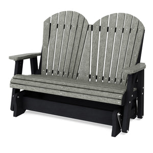 Heritage Double Glider Outdoor Glider Dark Gray / Black