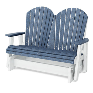 Heritage Double Glider Outdoor Glider Patriot Blue / White