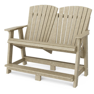Heritage Double High Adirondack Garden Bench