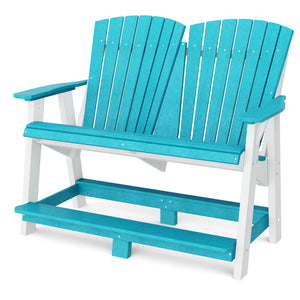 Heritage Double High Adirondack Garden Bench