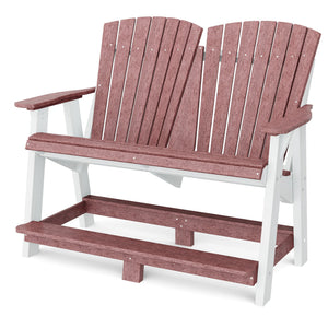 Heritage Double High Adirondack Garden Bench