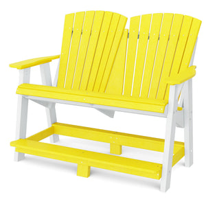 Heritage Double High Adirondack Garden Bench