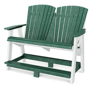 Heritage Double High Adirondack Garden Bench
