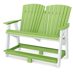 Heritage Double High Adirondack Garden Bench