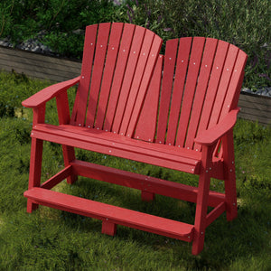 Heritage Double High Adirondack Garden Bench