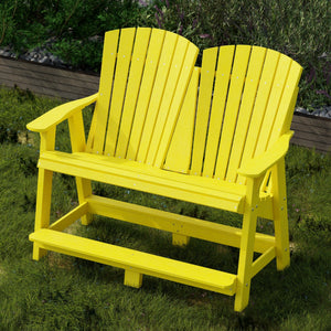 Heritage Double High Adirondack Garden Bench