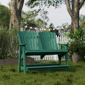 Heritage Double High Adirondack Garden Bench