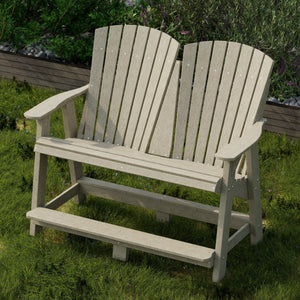 Heritage Double High Adirondack Garden Bench