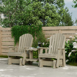 Heritage Double Rock-a-Tee Bench Garden Bench