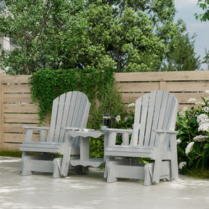 Heritage Double Rock-a-Tee Bench Garden Bench