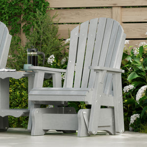 Heritage Double Rock-a-Tee Bench Garden Bench Light Gray / Solid