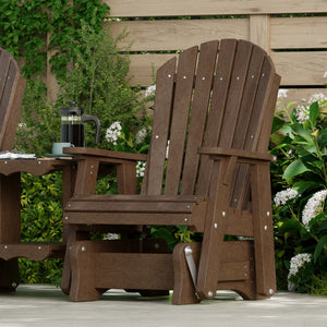 Heritage Double Rock-a-Tee Bench Garden Bench Tudor Brown / Solid