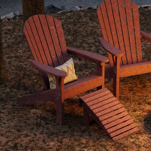 Heritage Sunset Adirondack Chair Garden Bench