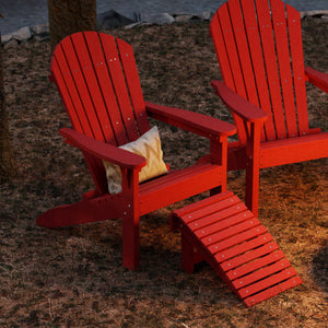 Heritage Sunset Adirondack Chair Garden Bench