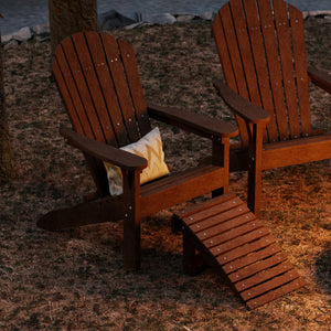 Heritage Sunset Adirondack Chair Garden Bench