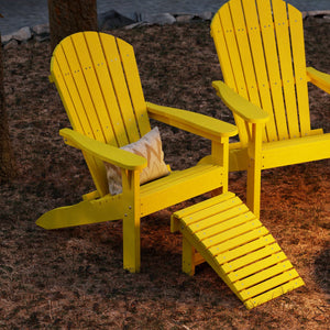 Heritage Sunset Adirondack Chair Garden Bench