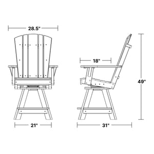 Heritage Swivel Balcony Chair Swivel Chair