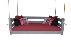 Homestead Hanging Daybed with Rope or Chain - Twin or Full Beds