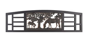 Horse Steel Bench outdoor furniture