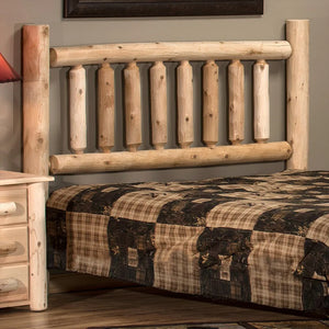 Lakeland Frontier Cedar Log Headboard Lounge Chair