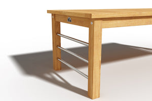 Leon Rectangular Teak Outdoor Coffee Table Outdoor Table