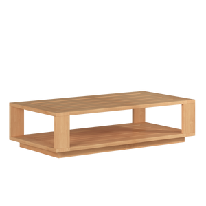 Lothair Rectangular Teak Outdoor Coffee Table Outdoor Table