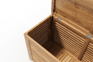 Martha Teak Outdoor Storage Cushion Box Storage Box