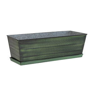Bloom Box Garden Growing Kit, Medium Green with Wall Brackets Achla Designs