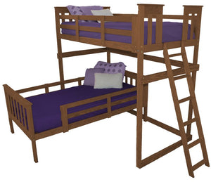 Mission Loft Bed with End Ladder Ladders Twin / Asbury