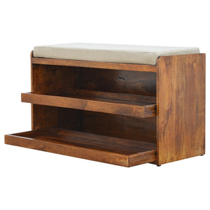 Mud Linen Shoe Bench Bench