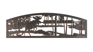 Outdoor Moose and Bear Glider Bench outdoor furniture