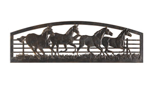 Outdoor Running Horse Glider Bench outdoor furniture