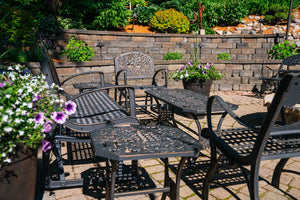 Outdoor Wildflower End Table outdoor furniture