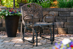 Outdoor Wildflower Glider Chair outdoor furniture