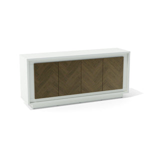 Paraggi Sideboard - White & Mahogany Susan