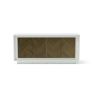Paraggi Sideboard - White & Mahogany Susan