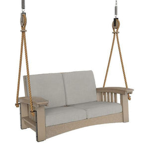 Poly Lounge Rope Swing - The Charming Bench Company
